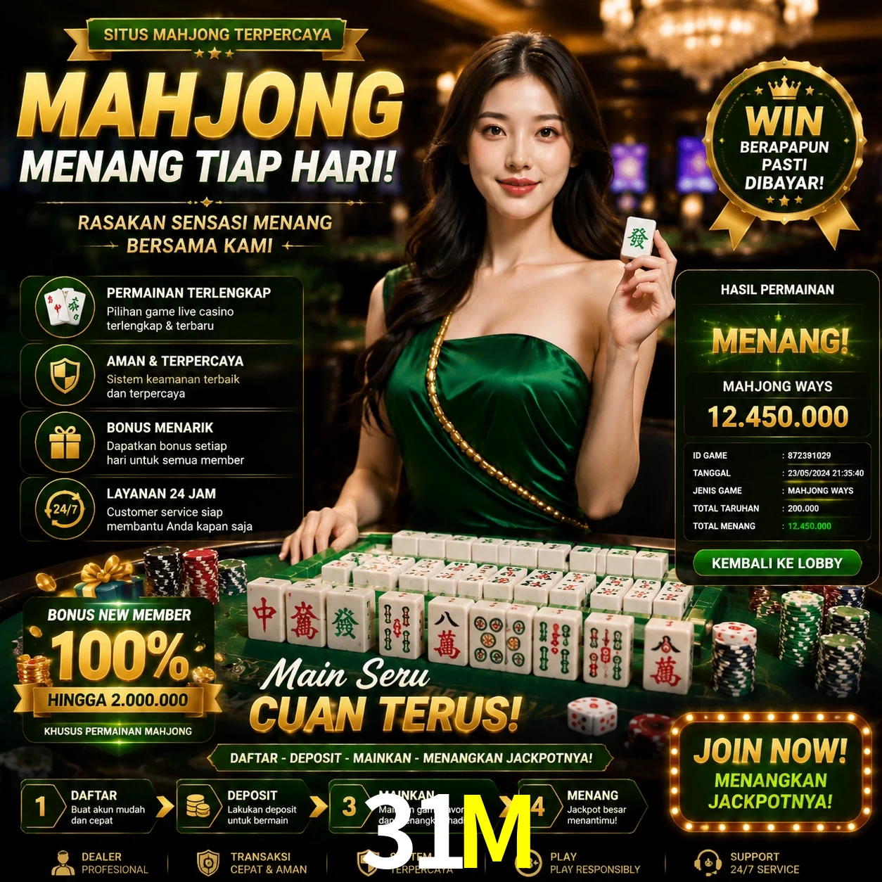 Cashback VIP 31M - reembolso semanal